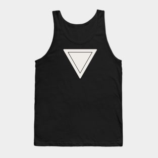 Minimalist Super Hero Symbol Silhouette Tank Top